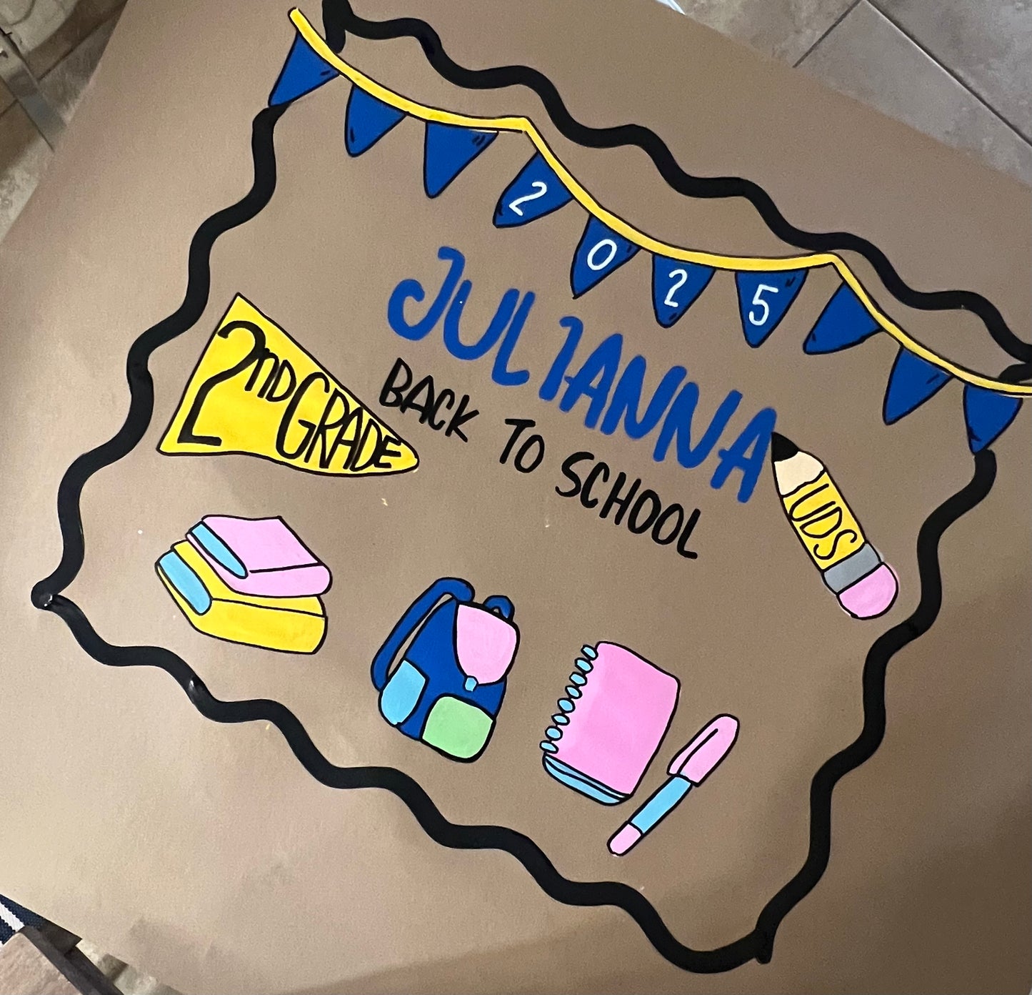 Personalized Hand-Painted Banners